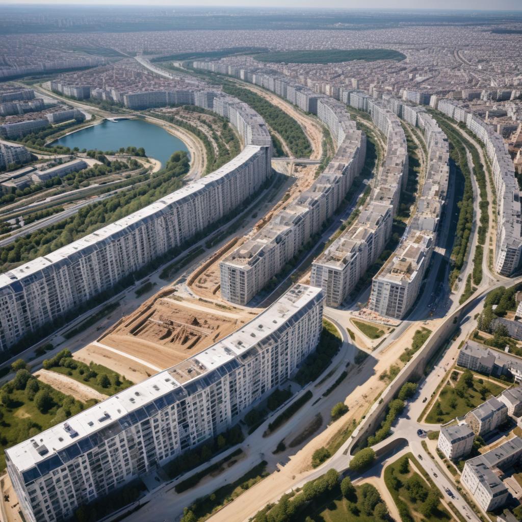Quartier résidentiel en construction à Saint-Denis - héritage JO Paris 2024 immobilier IDF 2026