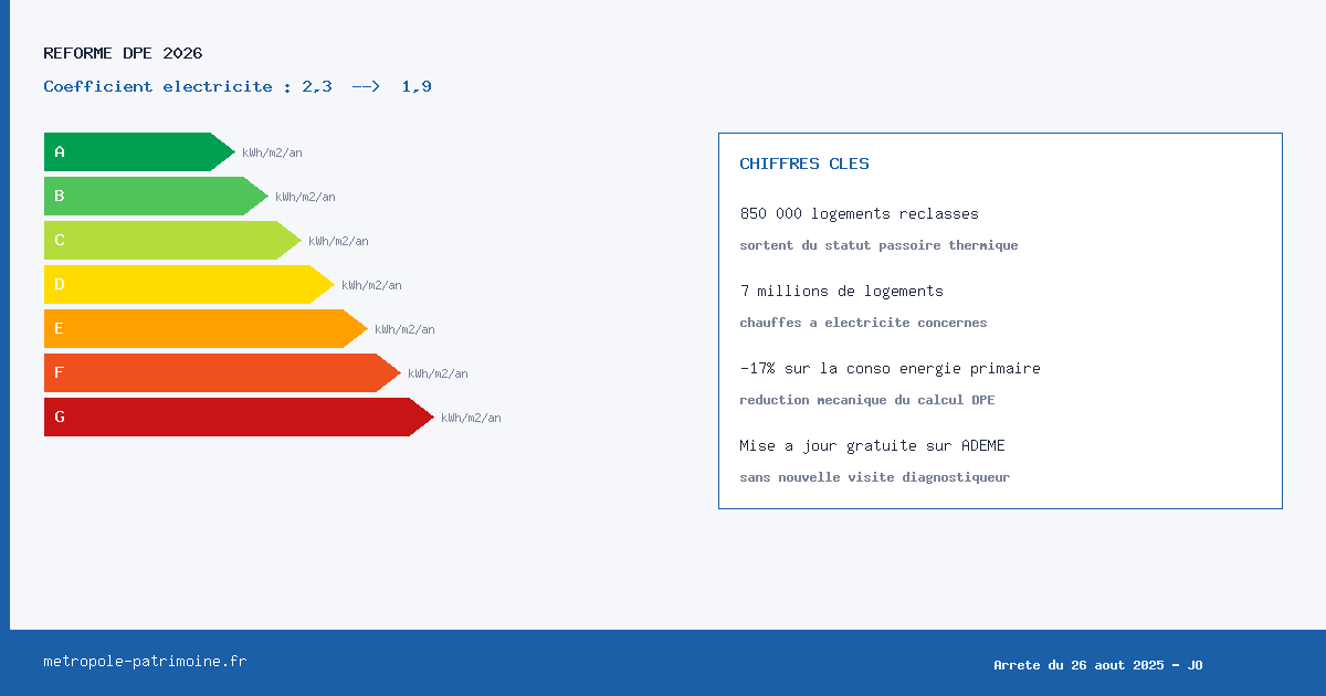 DPE réforme 2026 reclassement logements Île-de-France